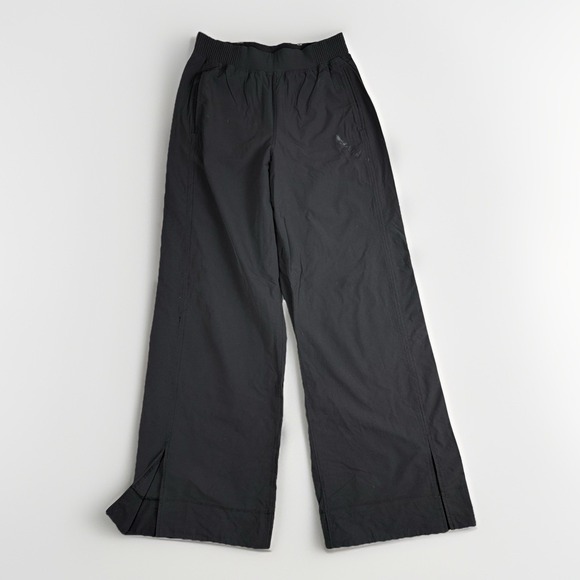 Lululemon Stretch Woven Wide-Leg High-Rise Pant Women M Black Nulu $148 W5FF3S - Picture 1 of 14